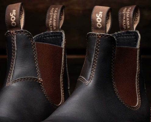 Blundstone boots detail